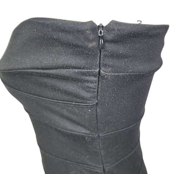 Tube Bandage Little Black Dress Women's Size Large - Picture 4 of 12